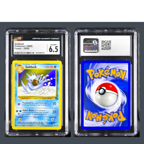 Golduck fossil pokemon card - Picture 1 of 1